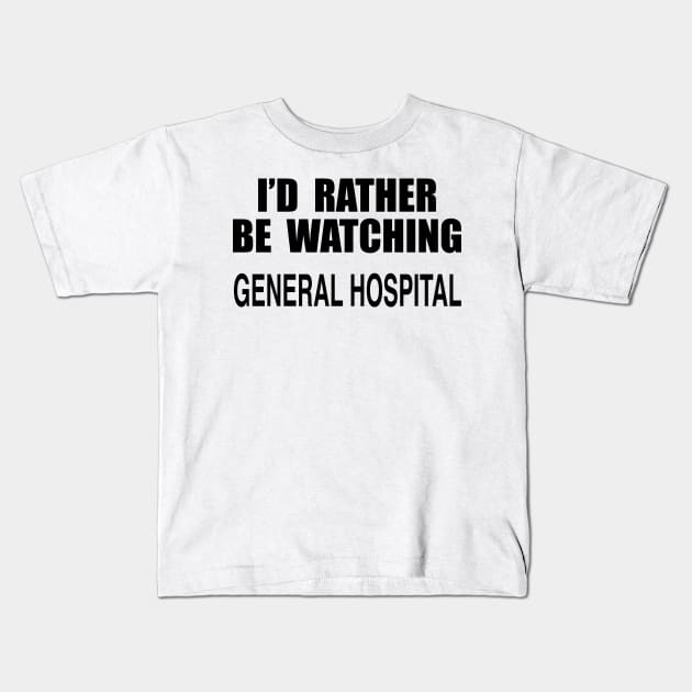 General Hospital Kids T-Shirt by TheCosmicTradingPost